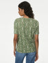 Marks & Spencer "Cotton Modal Blend Printed T-Shirt"